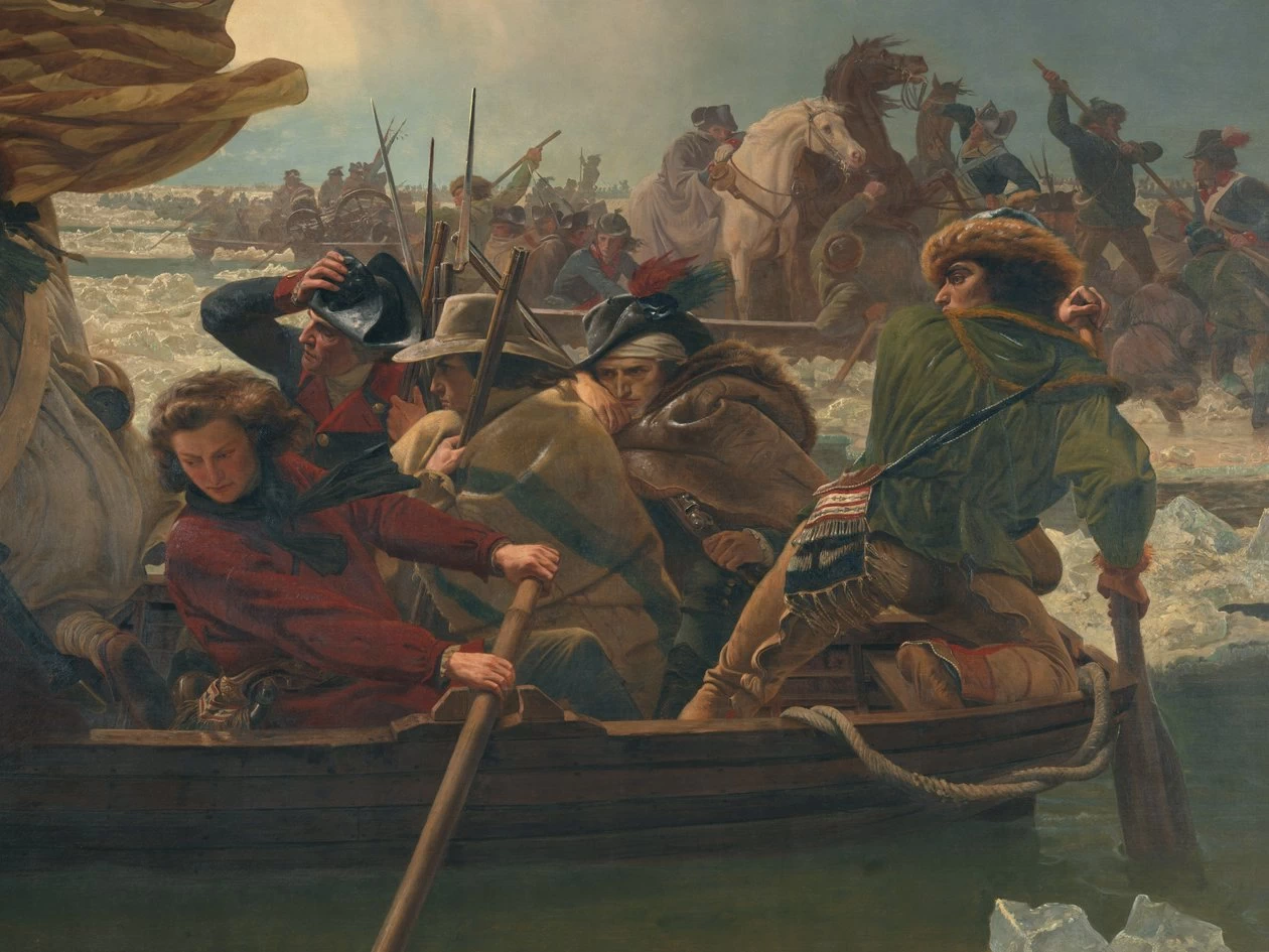 Washington attraversa il Delaware - Metropolitan Museum of Art, New York, dettaglio 1